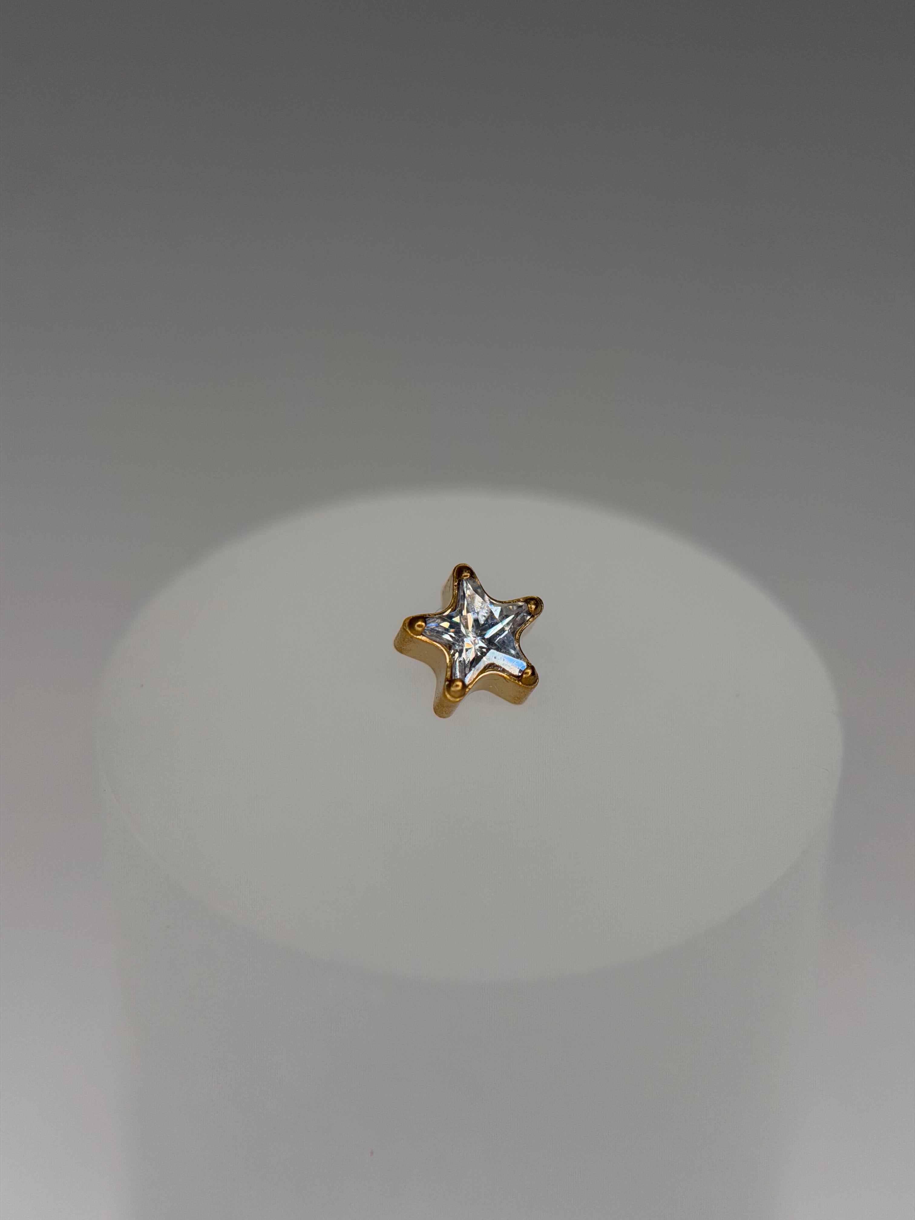 Labret Titânio Estrela