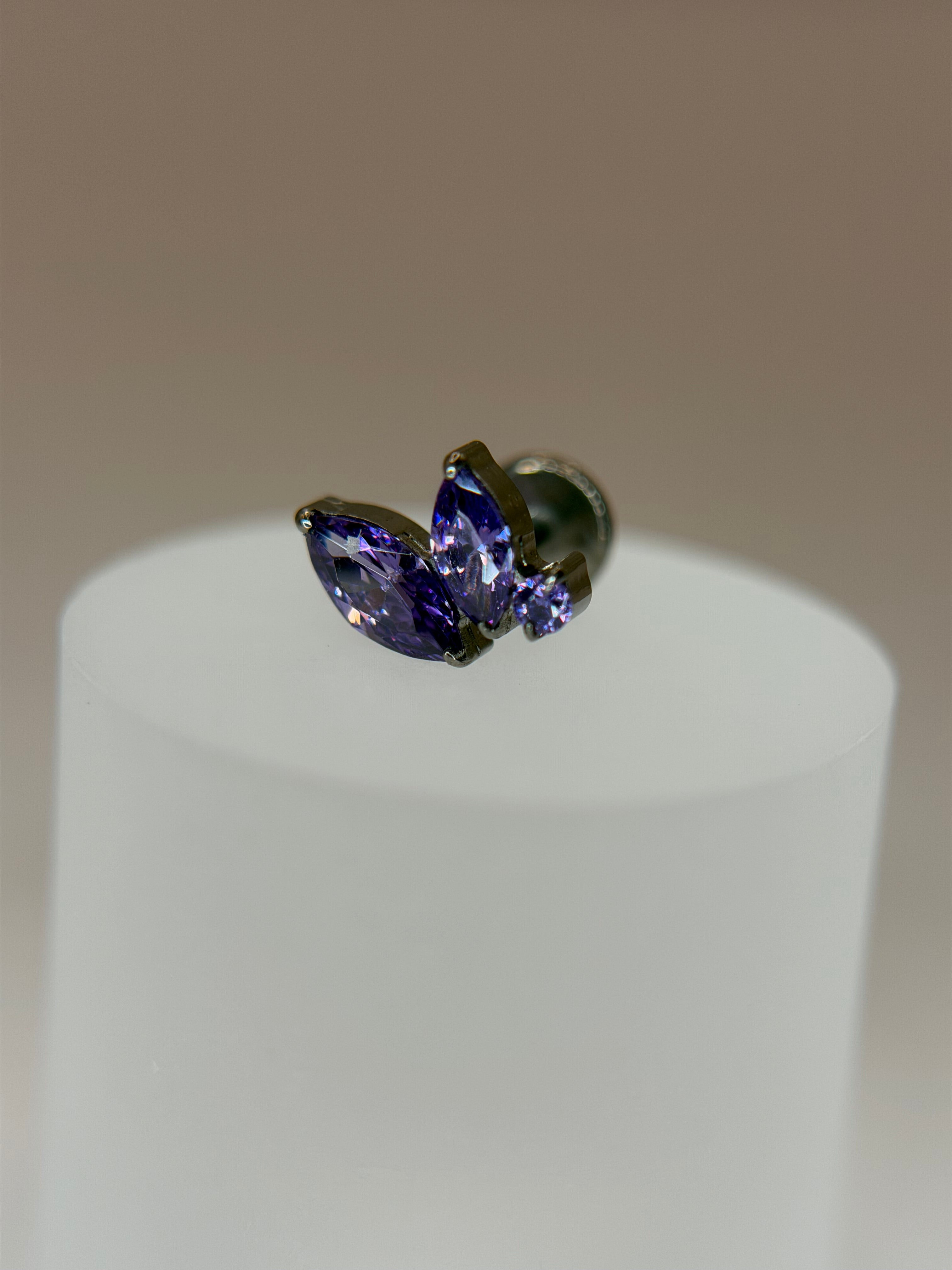 Labret Mini cluster roxo