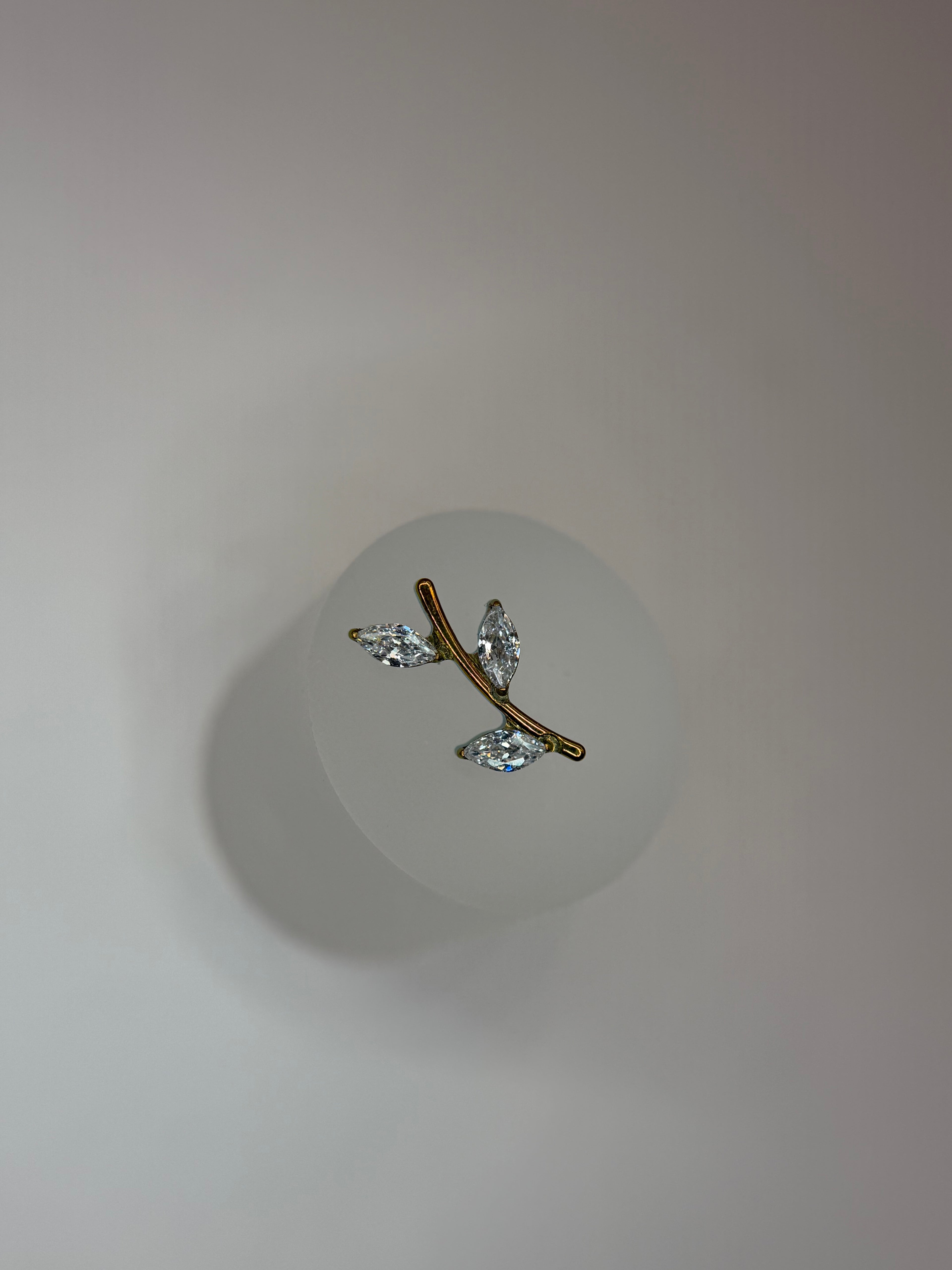 Labret Titânio Cluster galhos