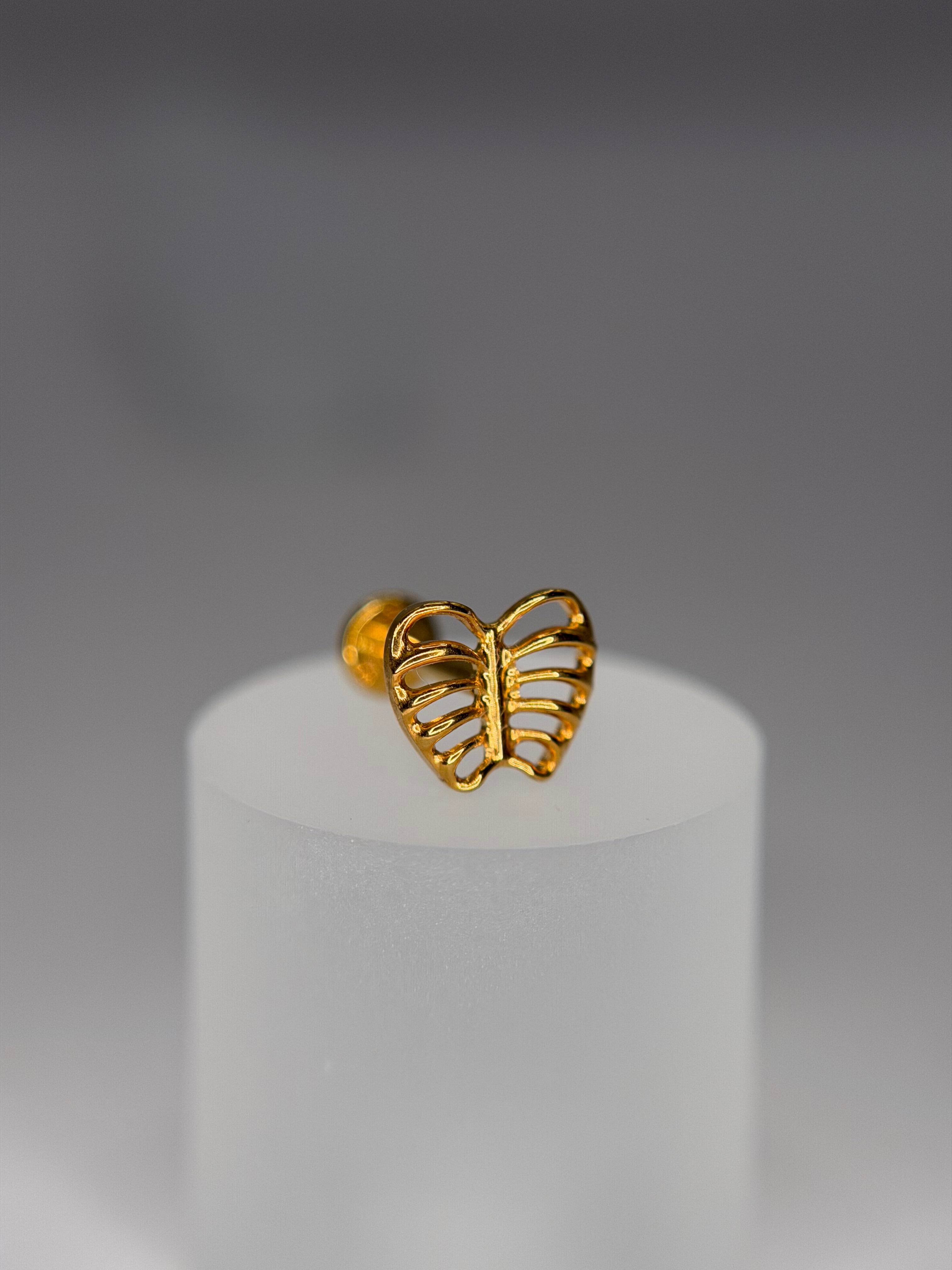 Labret Titânio Costela de Adão