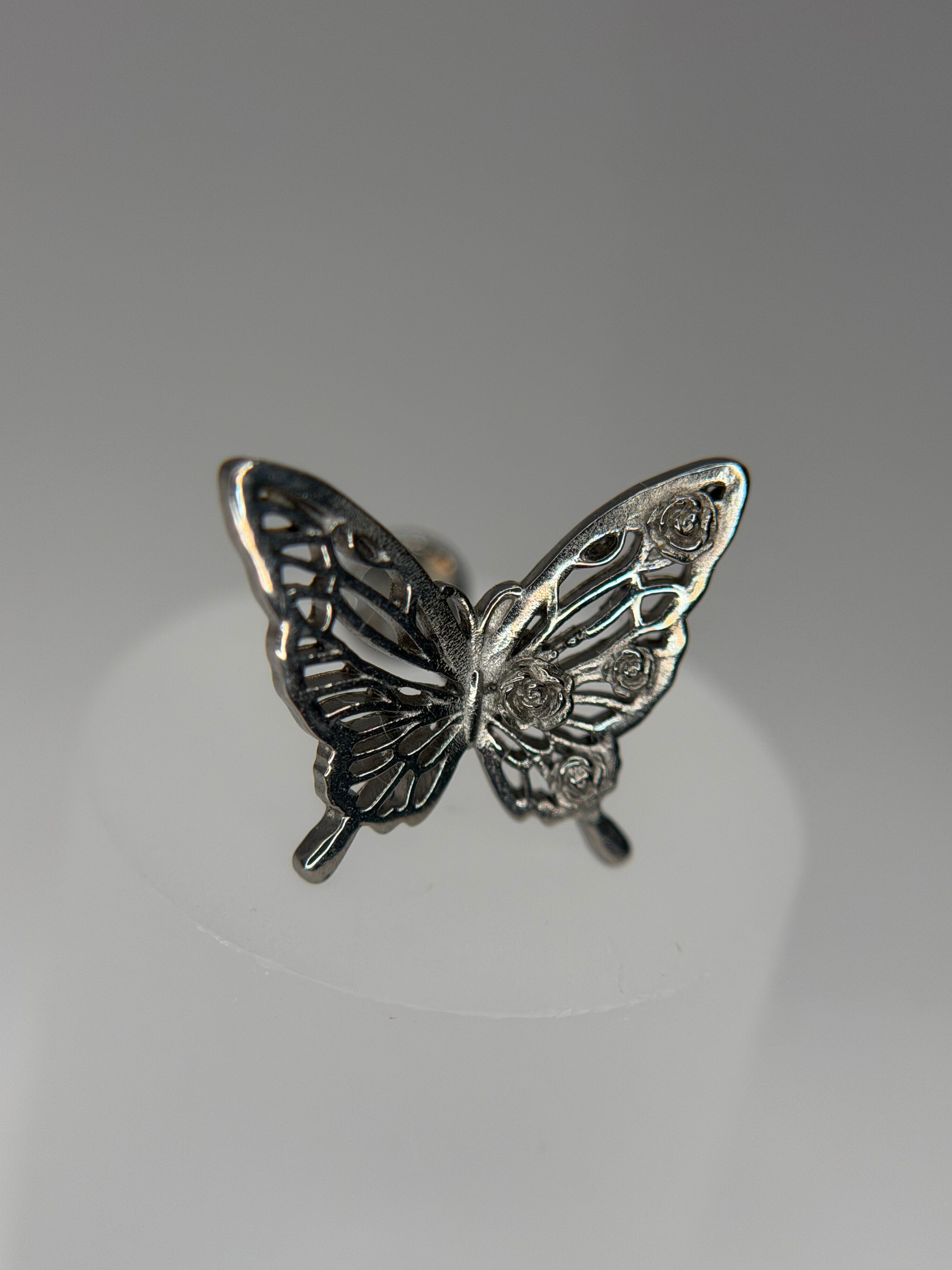 Labret Titânio butterfly