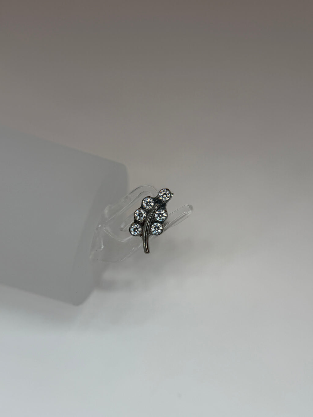 Labret folha cravejada