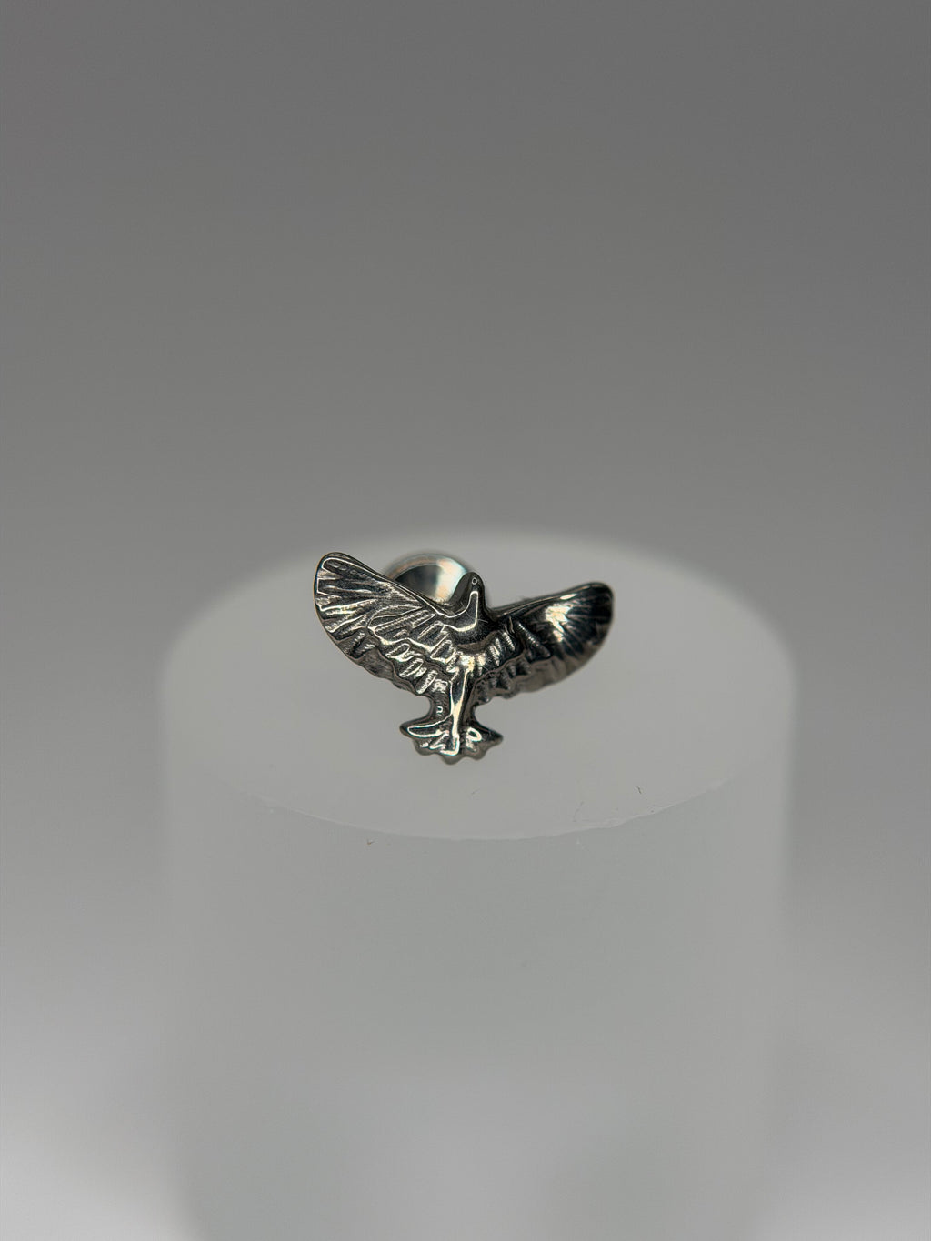 Labret Titânio águia