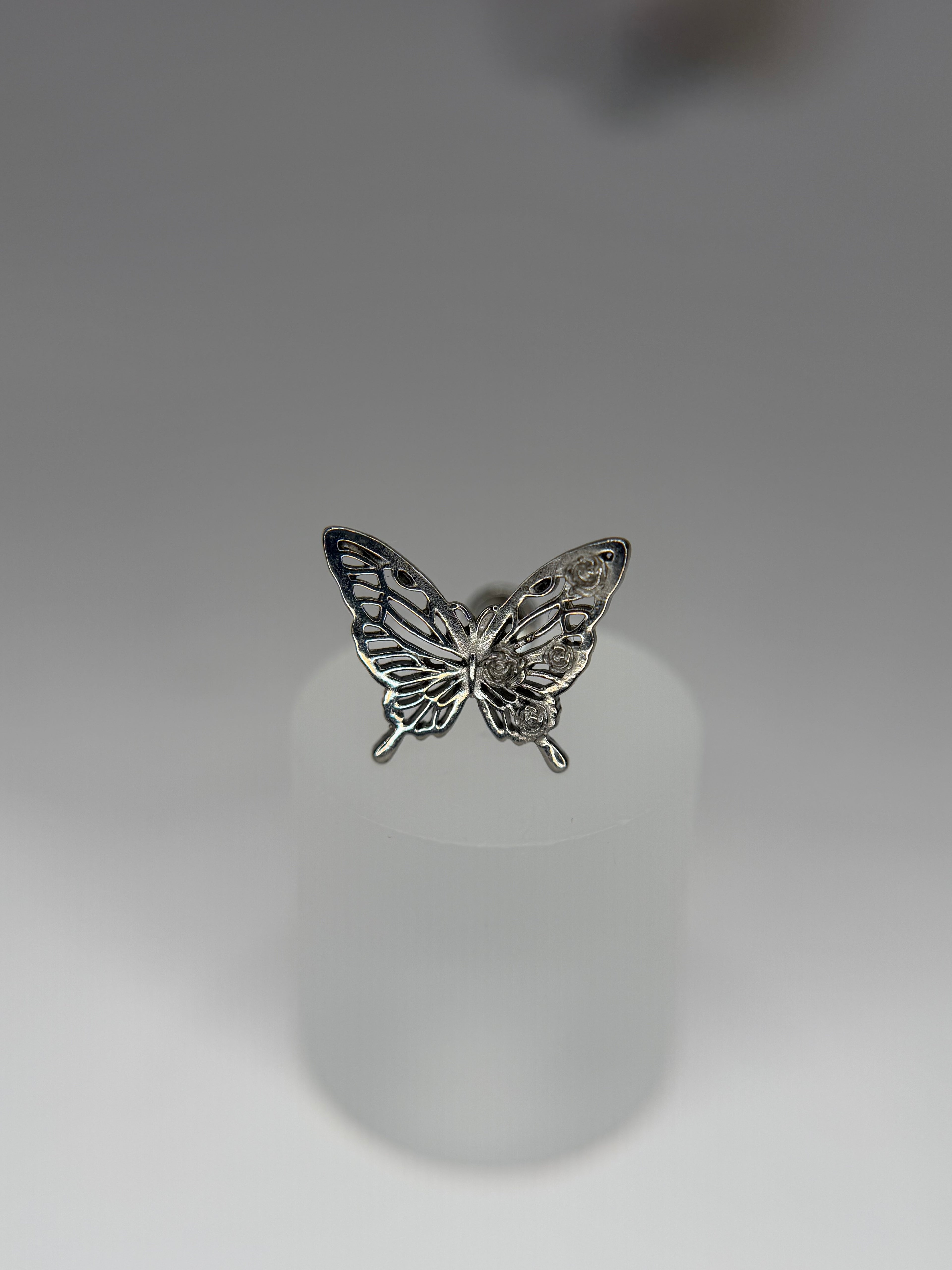 Labret Titânio butterfly